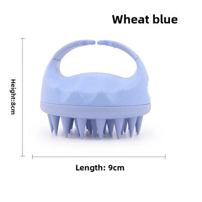 Brosse de Massage Cuir Chevelu Main & Bras | Soin Relaxant & Cheveux Sains